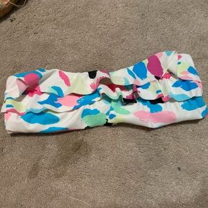 forever 21 swim strapless top size S